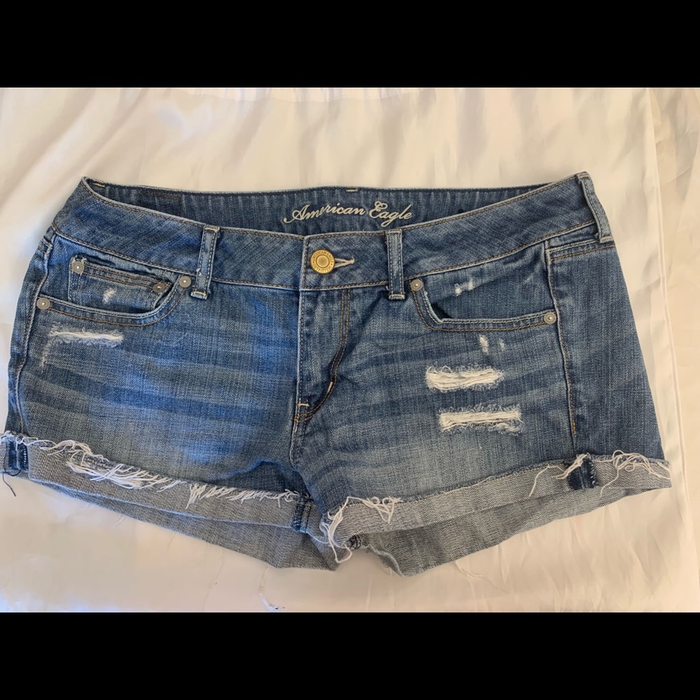 American eagle jean shorts